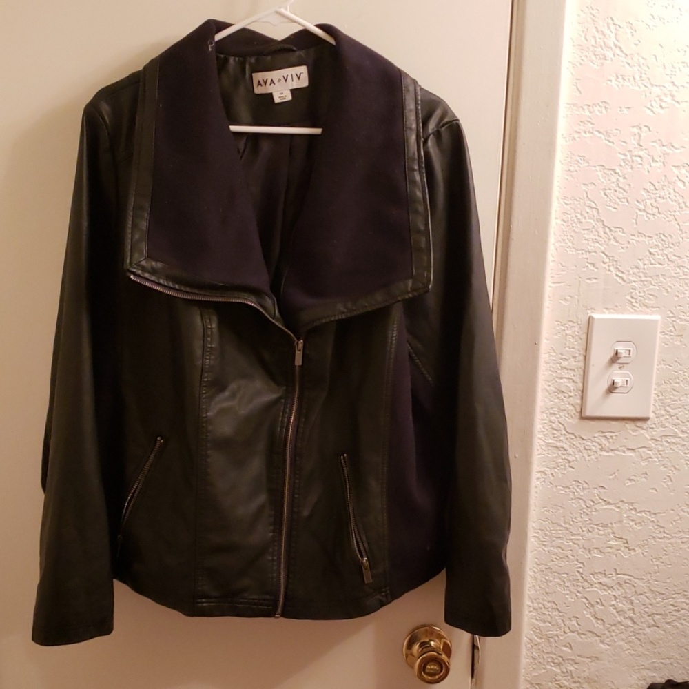Ava&Viv leather *look* jacket
